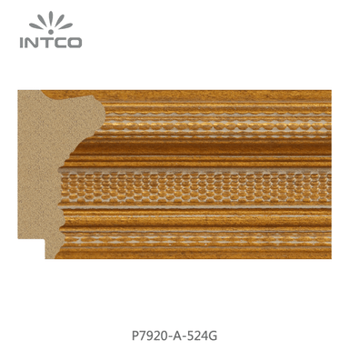 P7920-A-524G — 7.3cm Gold PS Bilderrahmenleiste