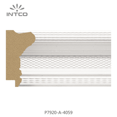 P7920-A-4059 — 7.3cm Branco PS Moldura para Quadro