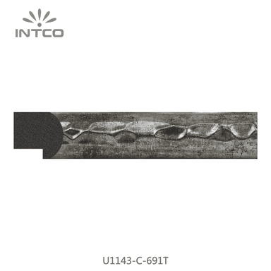 U1143-C-691T — 2.6cm Silber PS Bilderrahmenleiste