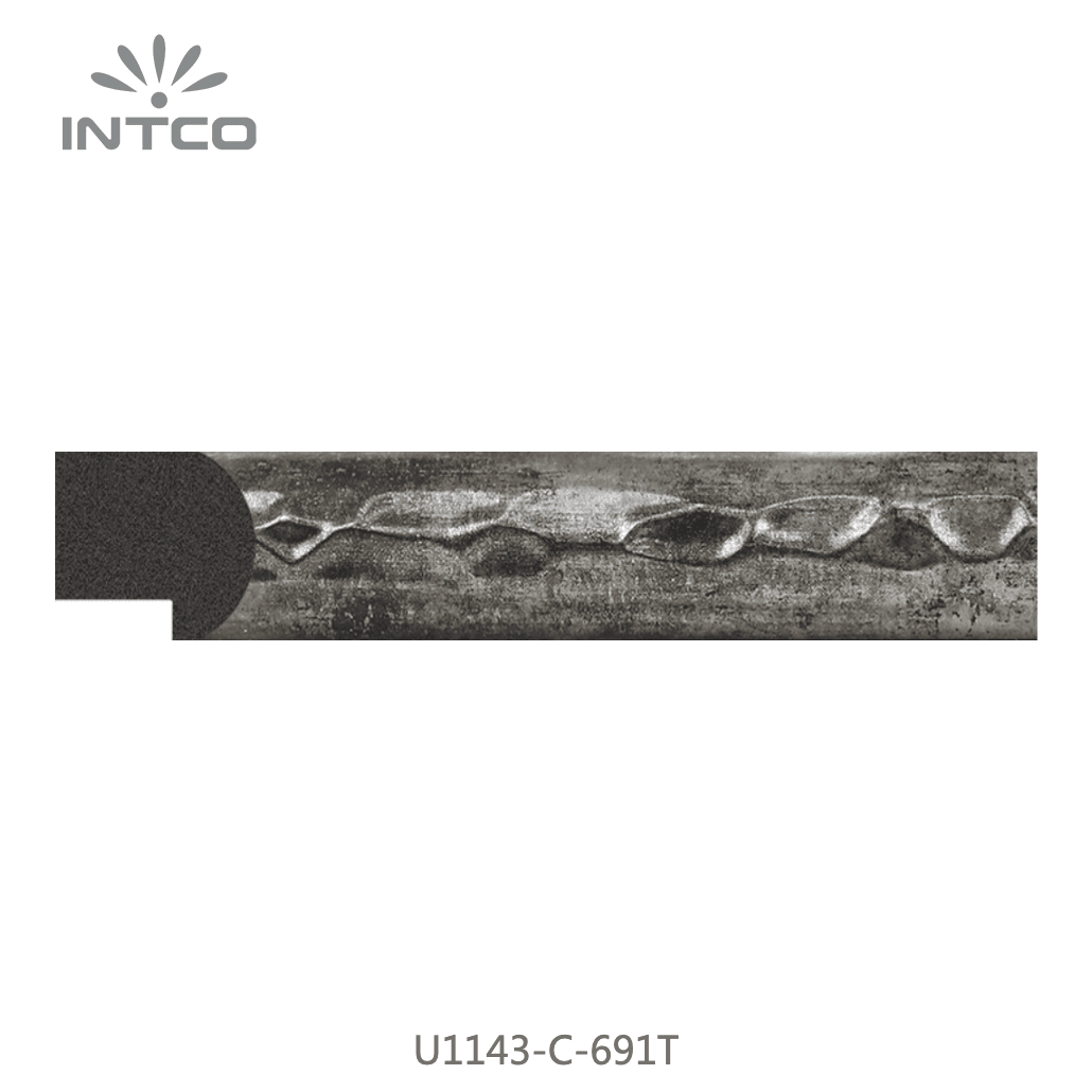 U1143-C-691T — 2.6cm Silber PS Bilderrahmenleiste