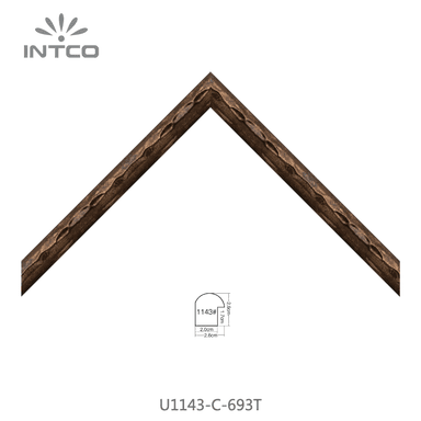 U1143-C-693T — 2.6cm Bronze PS Moldura para Quadro