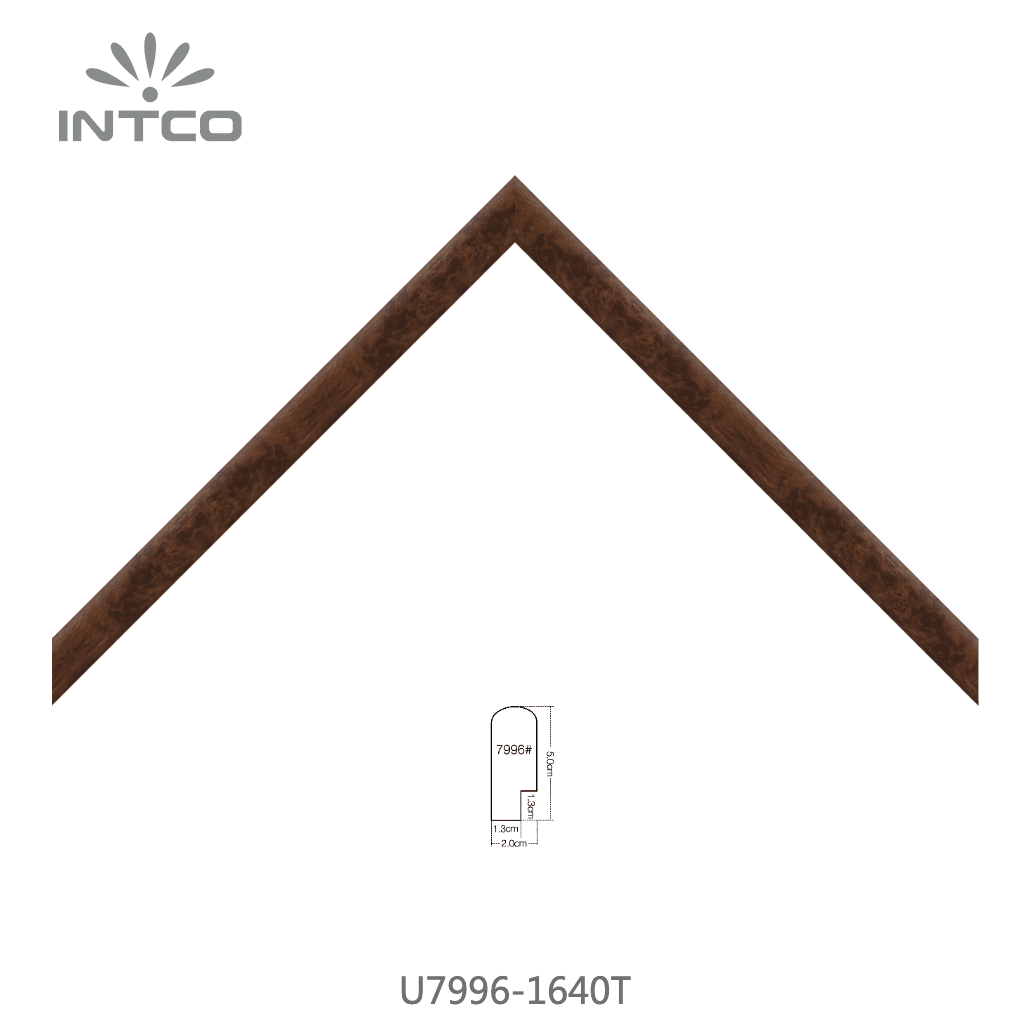U7996-1640T — 2cm Natur PS Bilderrahmenleiste