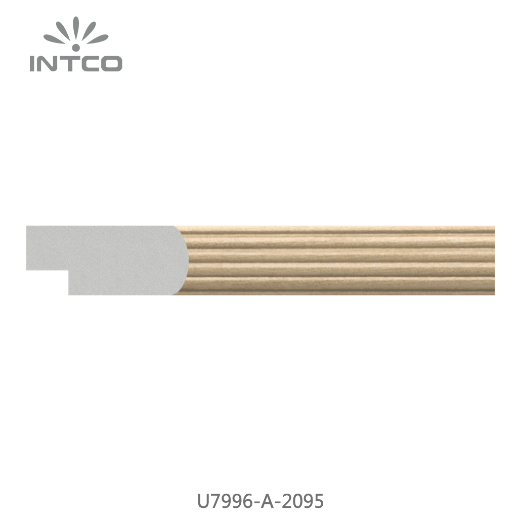 U7996-A-2095 — 2cm Natur PS Bilderrahmenleiste