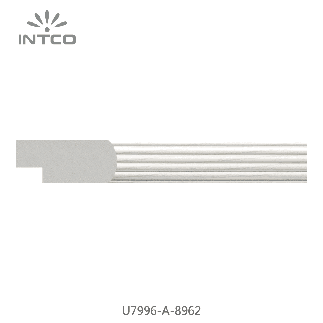 U7996-A-8962 — 2cm Branco PS Moldura para Quadro