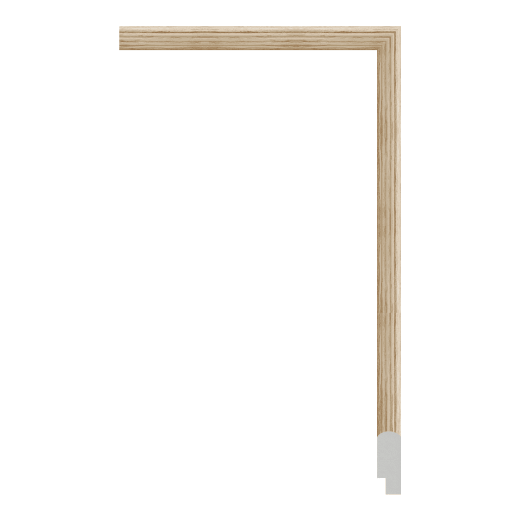 U7996-A-2262 — 2cm Natur PS Bilderrahmenleiste