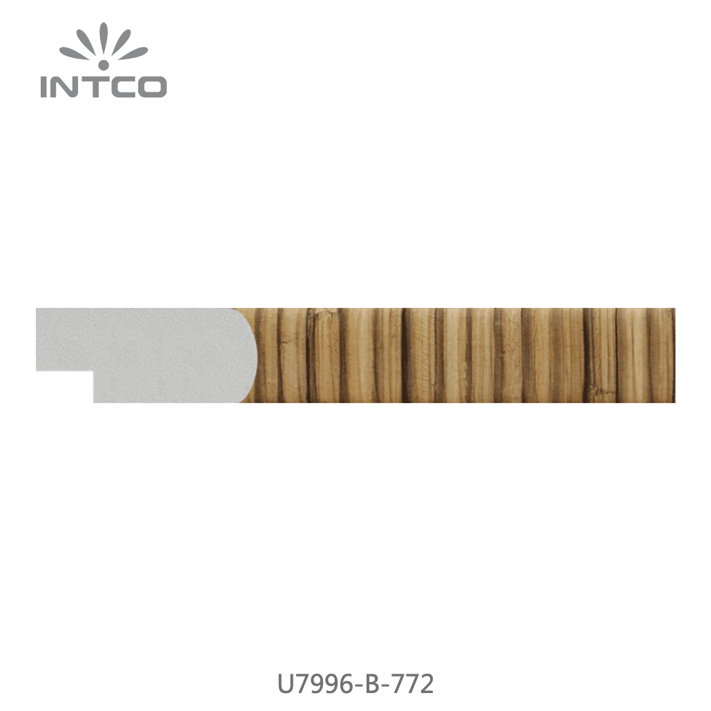 U7996-B-772 — 2cm Natur PS Bilderrahmenleiste