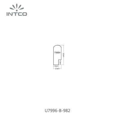U7996-B-982 — 2cm Natur PS Bilderrahmenleiste