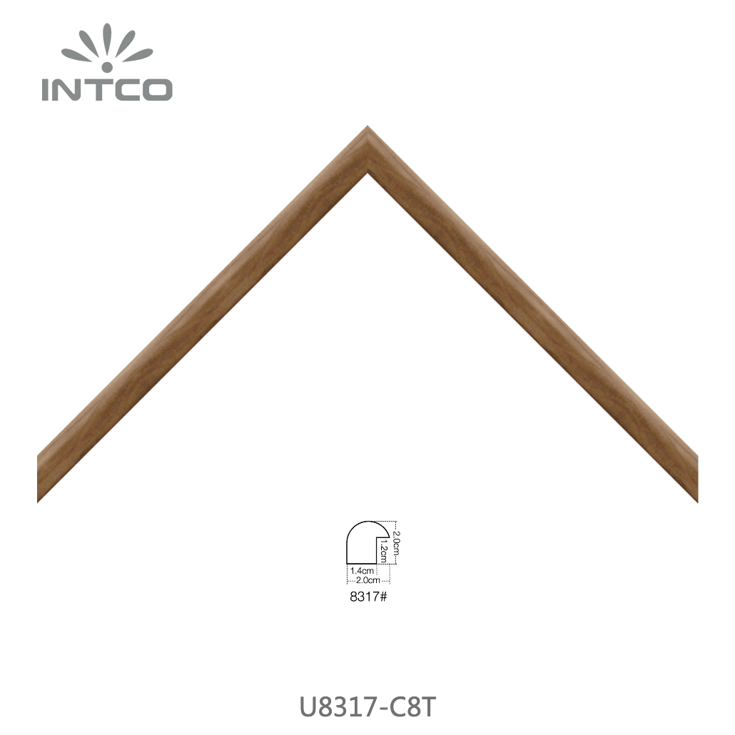U8317-C8T — 2.01cm Naturel PS Baguette d'Encadrement