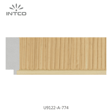 U9122-A-774 — 5.08cm Natural PS Moldura para Marco de Fotos