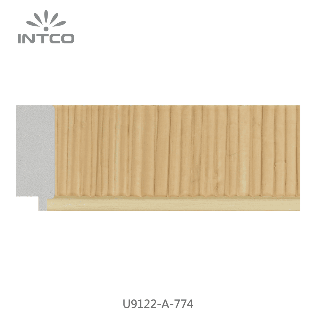 U9122-A-774 — 5.08cm Natural PS Moldura para Marco de Fotos