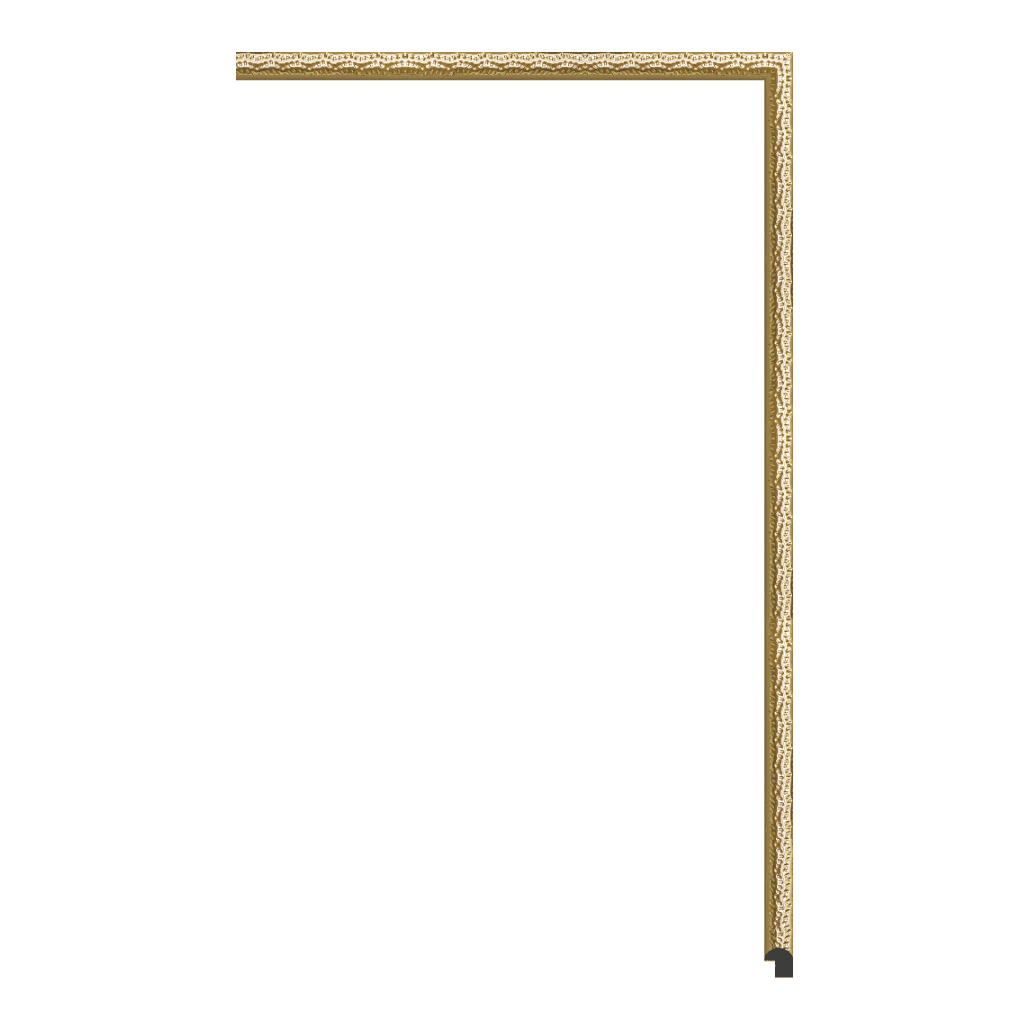 7849-E-226 — 1.2cm Doré PS Baguette d'Encadrement