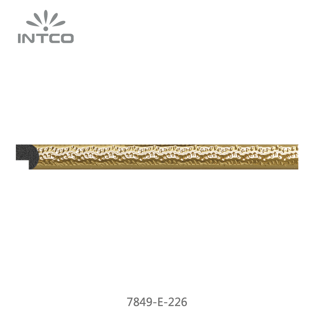 7849-E-226 — 1.2cm Doré PS Baguette d'Encadrement