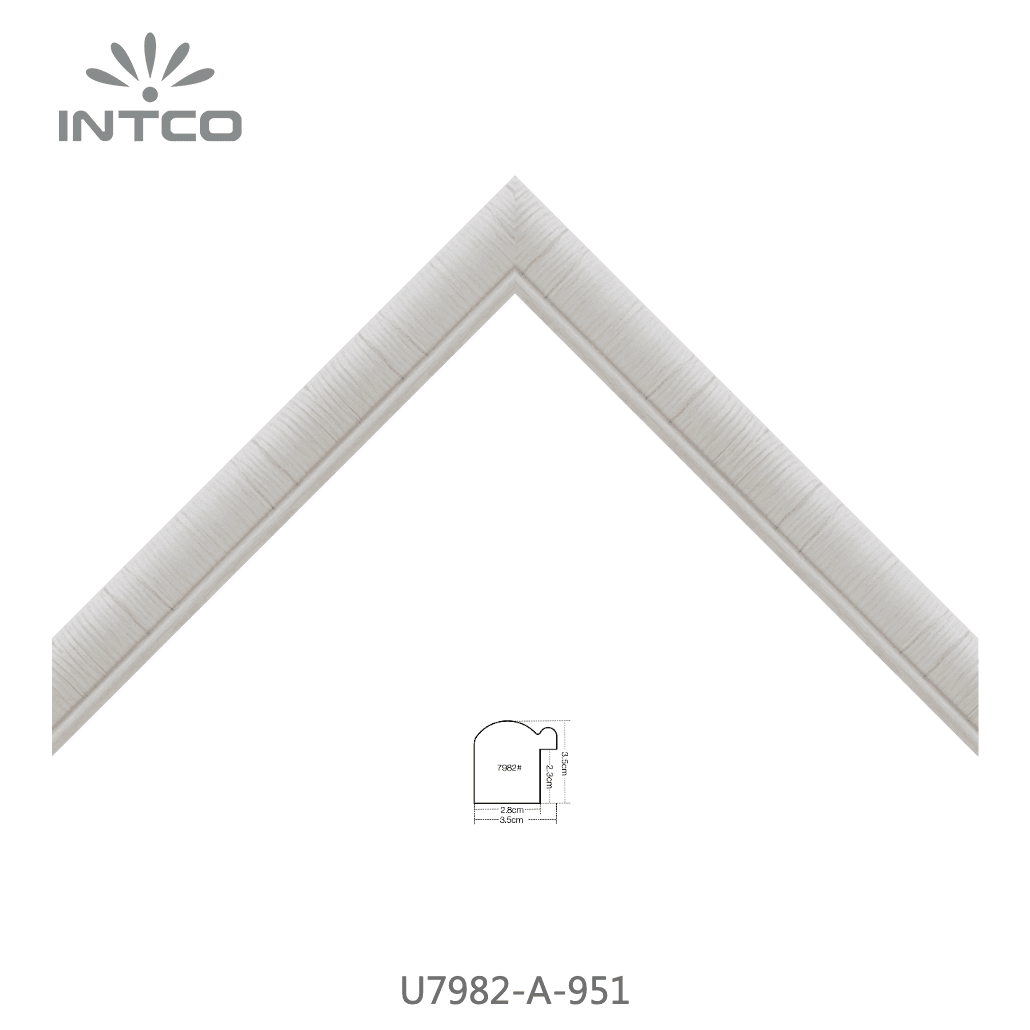 U7982-A-951 — 3.5cm Natural PS Moldura para Quadro