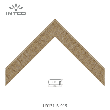 U9131-B-915 — 5cm Doré PS Baguette d'Encadrement