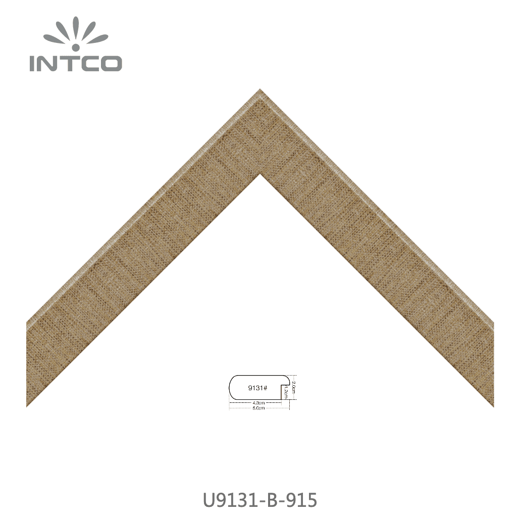 U9131-B-915 — 5cm Doré PS Baguette d'Encadrement