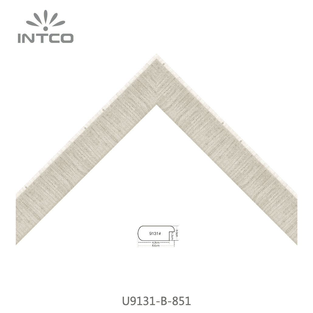 U9131-B-851 — 5cm Naturel PS Baguette d'Encadrement