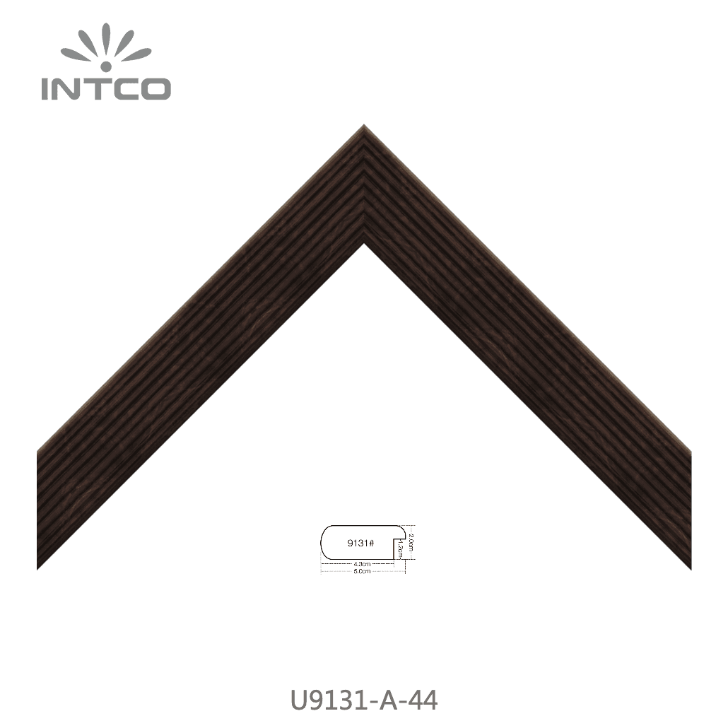 U9131-A-44 — 5cm Natur PS Bilderrahmenleiste