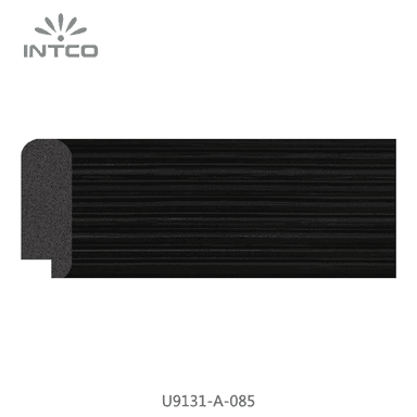 U9131-A-085 — 5cm Schwarz PS Bilderrahmenleiste
