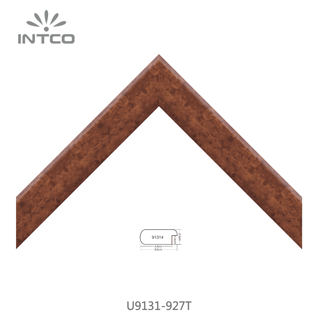 U9131-927T — 5cm Natur PS Bilderrahmenleiste