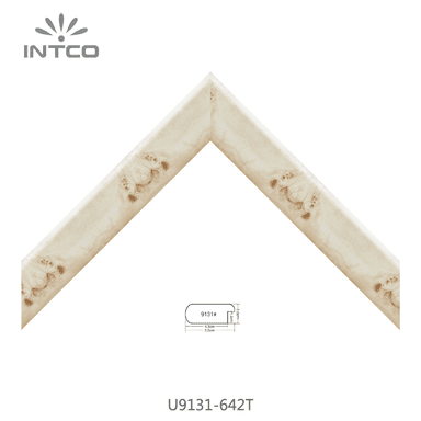 U9131-642T — 5cm Natur PS Bilderrahmenleiste