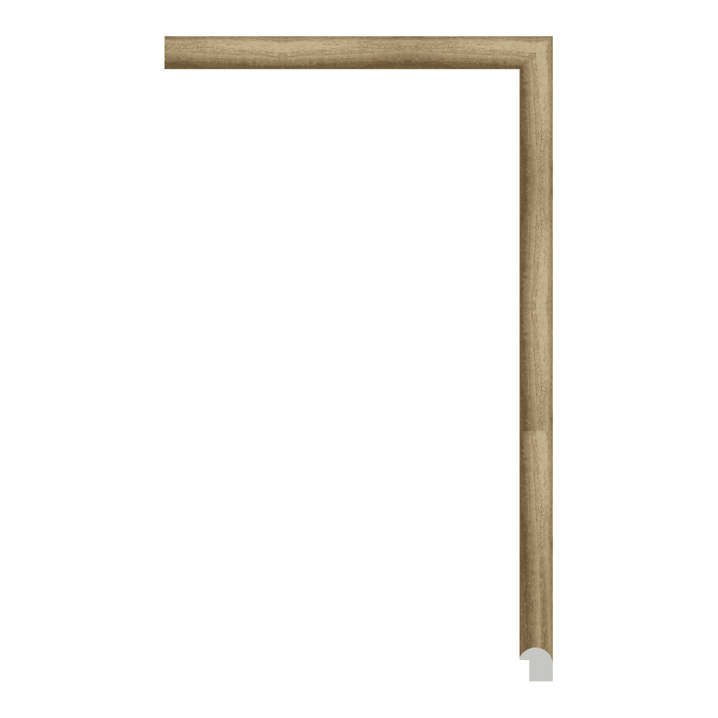 U8317-C6T — 2.01cm Natural PS Moldura para Quadro