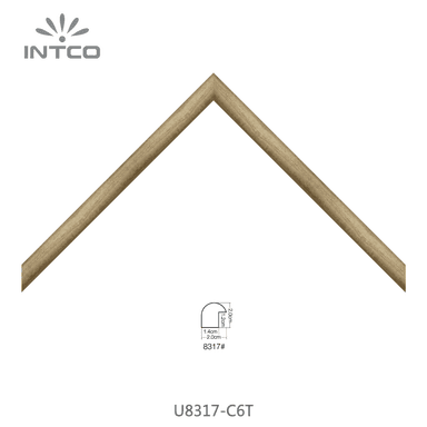 U8317-C6T — 2.01cm Naturel PS Baguette d'Encadrement