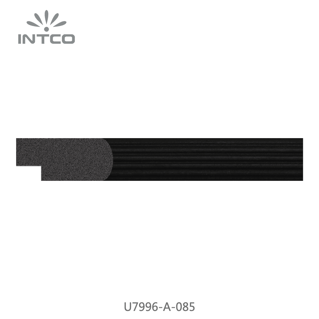 U7996-A-085 — 2cm Schwarz PS Bilderrahmenleiste