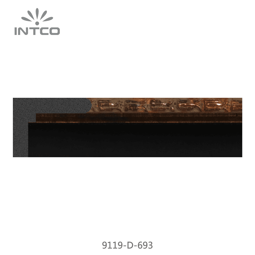 9119-D-693 — 3.5cm Bronze PS Bilderrahmenleiste