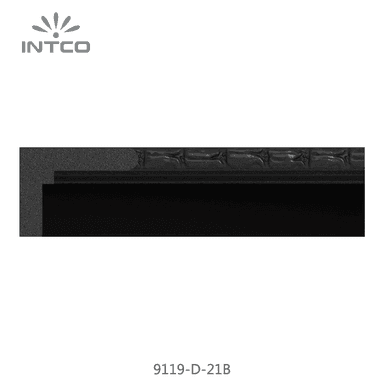 9119-D-21B — 3.5cm Schwarz PS Bilderrahmenleiste