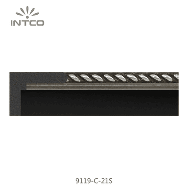 9119-C-21S — 3.5cm Prateado PS Moldura para Quadro