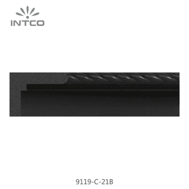 9119-C-21B — 3.5cm Schwarz PS Bilderrahmenleiste
