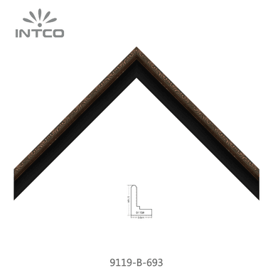 9119-B-693 — 3.5cm Bronze PS Moldura para Quadro
