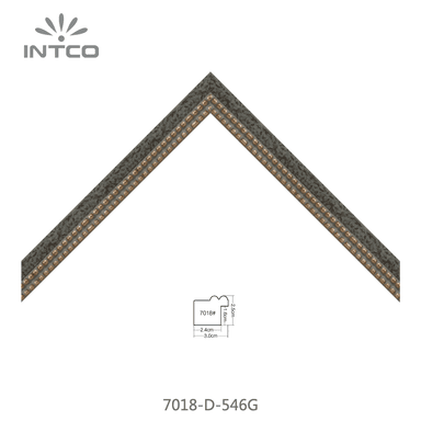 7018-D-546G — 3.01cm PS Baguette d'Encadrement