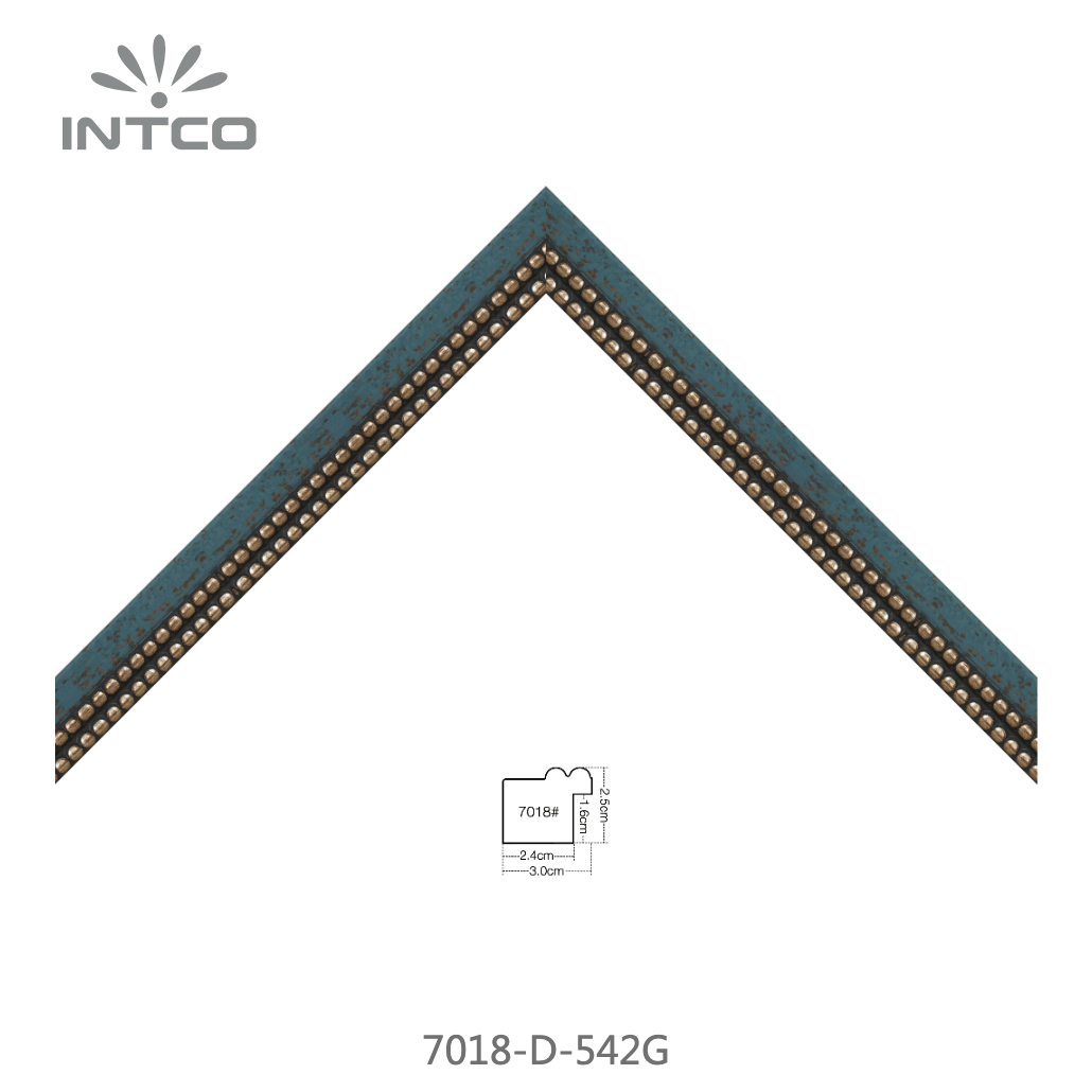 7018-D-542G — 3.01cm PS Bilderrahmenleiste
