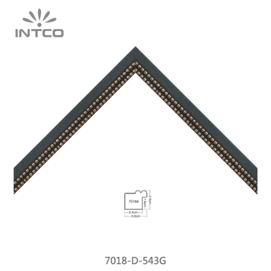7018-D-543G — 3.01cm PS Bilderrahmenleiste