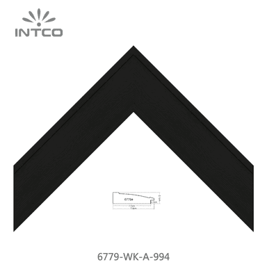 6779-WK-A-994 — 7.62cm Noir PS Baguette d'Encadrement