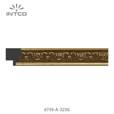6739-A-323G — 2.35cm Doré PS Baguette d'Encadrement