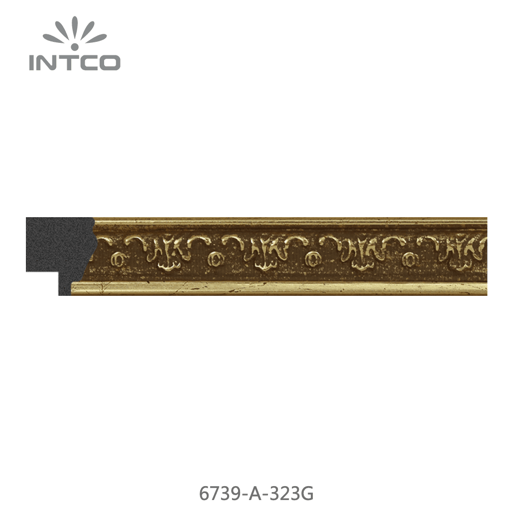 6739-A-323G — 2.35cm Doré PS Baguette d'Encadrement
