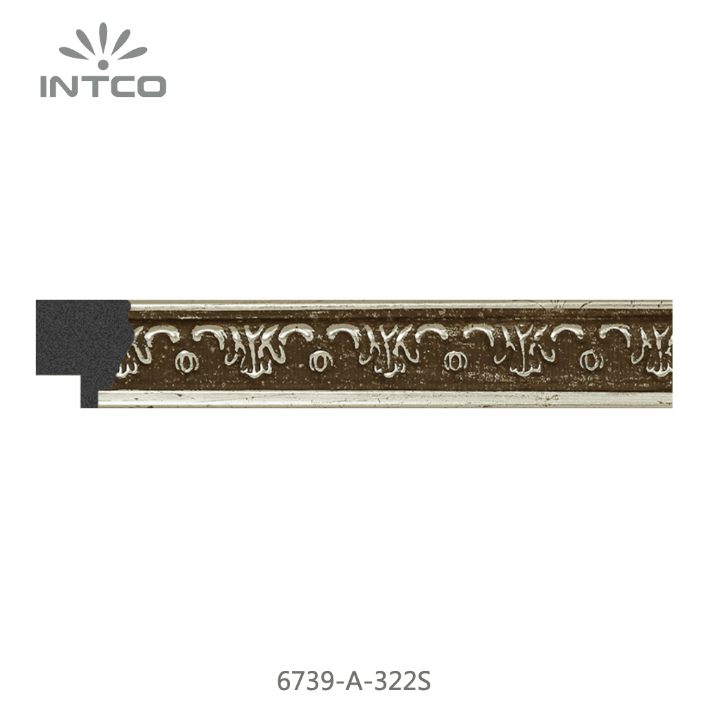 6739-A-322S — 2.35cm Doré PS Baguette d'Encadrement