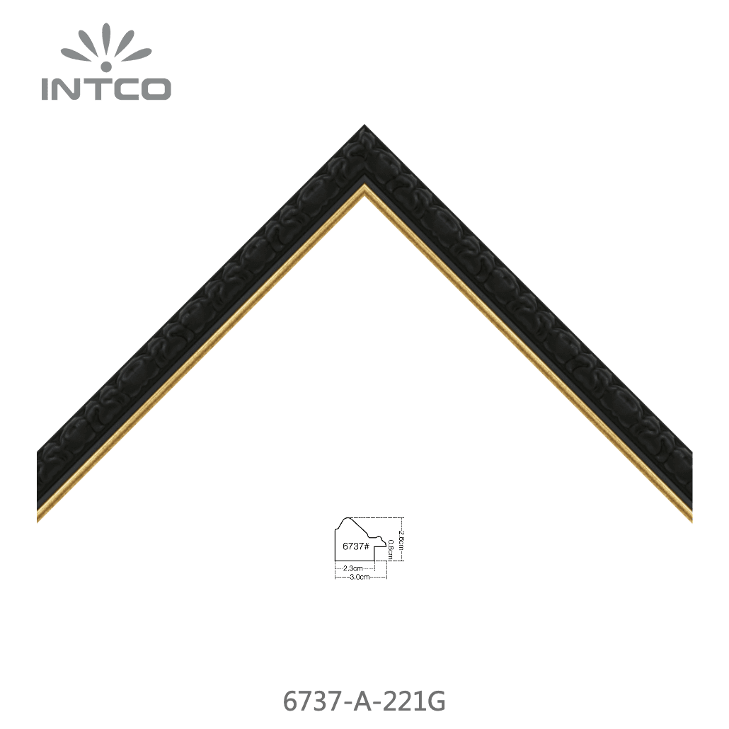 6737-A-221G — 3cm PS Baguette d'Encadrement