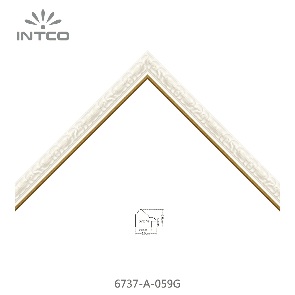 6737-A-059G — 3cm PS Baguette d'Encadrement