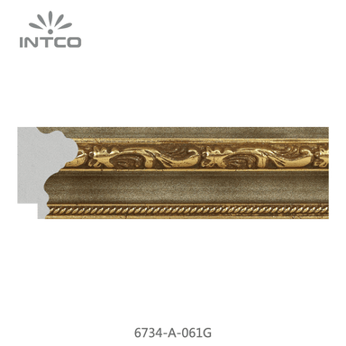 6734-A-061G — 4.03cm PS Bilderrahmenleiste