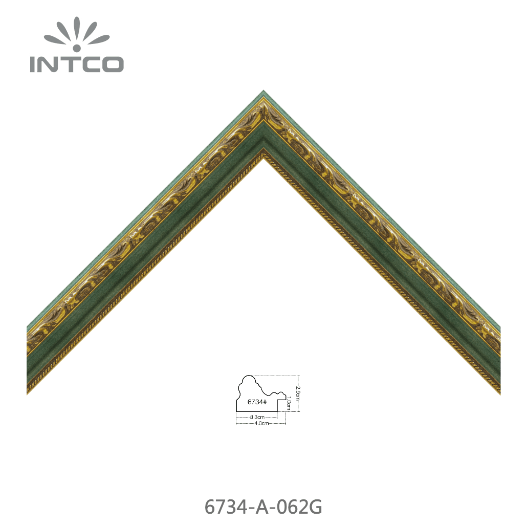 6734-A-062G — 4.03cm PS Baguette d'Encadrement