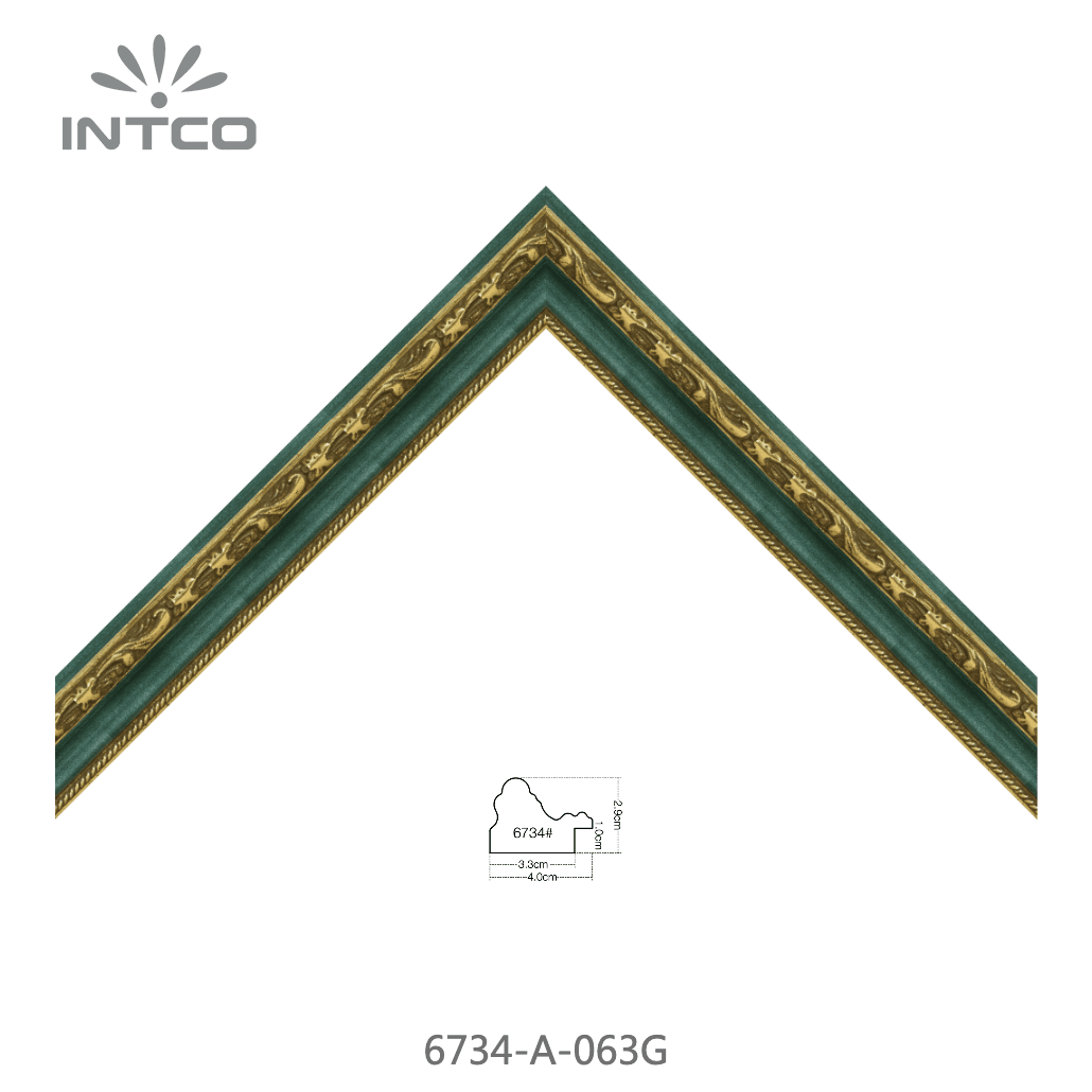 6734-A-063G — 4.03cm PS Baguette d'Encadrement