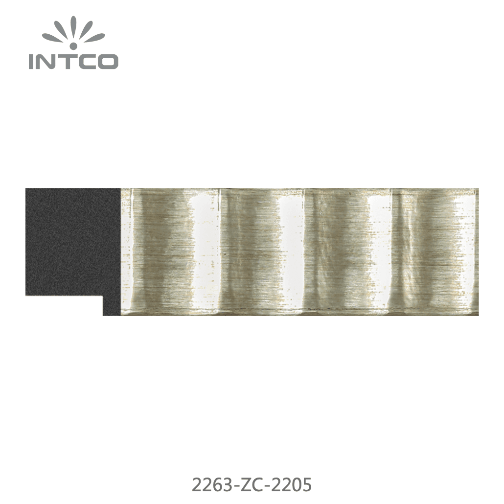 2263-ZC-2205 — 3.81cm Argenté PS Baguette d'Encadrement