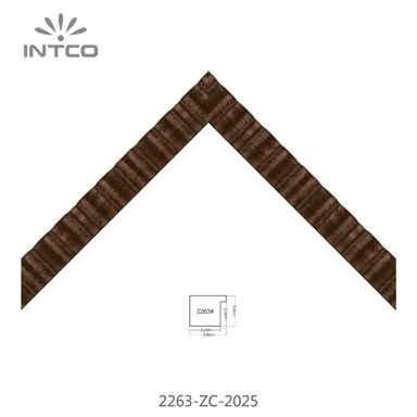 2263-ZC-2025 — 3.81cm Bronze PS Baguette d'Encadrement