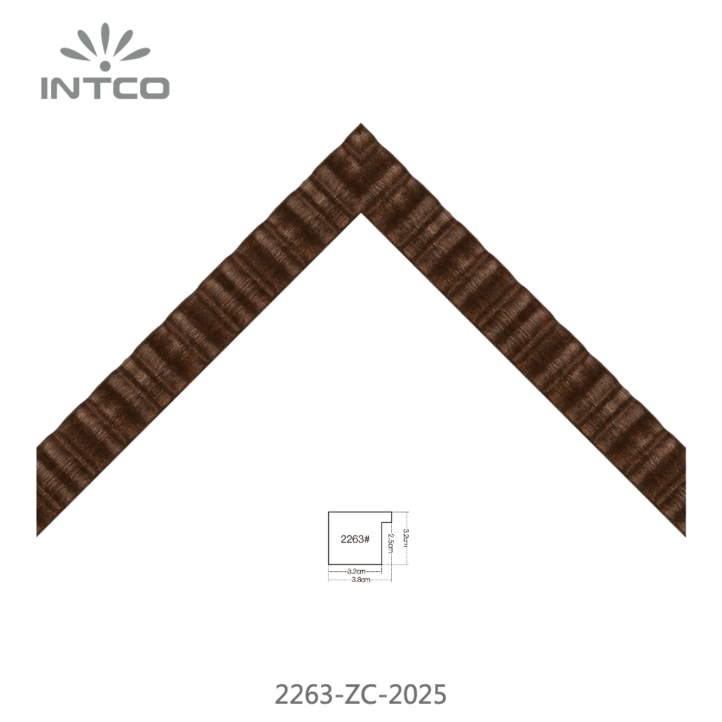 2263-ZC-2025 — 3.81cm Bronze PS Baguette d'Encadrement