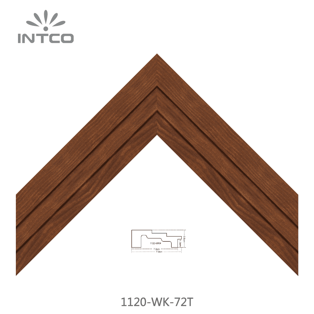 1120-WK-72T — 7.9cm Naturel PS Baguette d'Encadrement