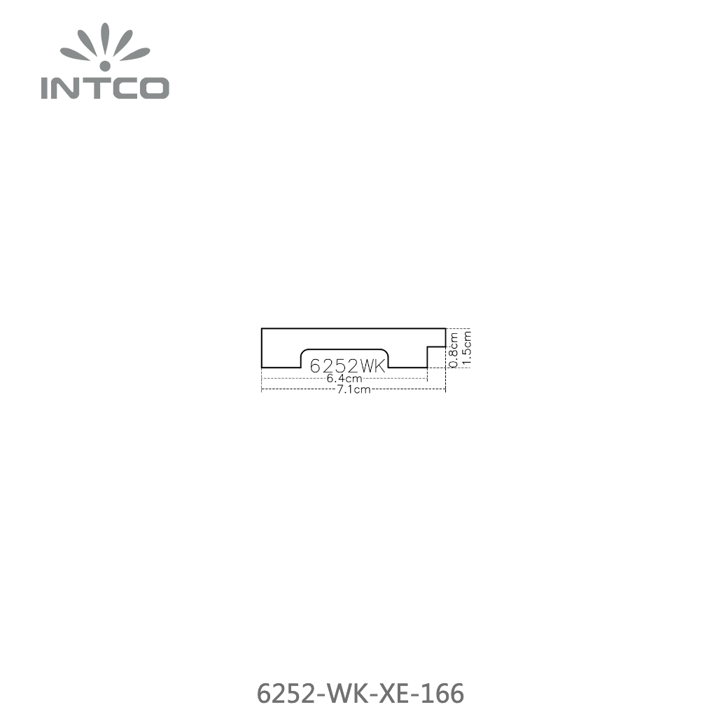 6252-WK-XE-166 — 7.05cm Natural PS Moldura para Quadro