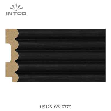 U9123-WK-077T — 7.2cm Noir PS Baguette d'Encadrement